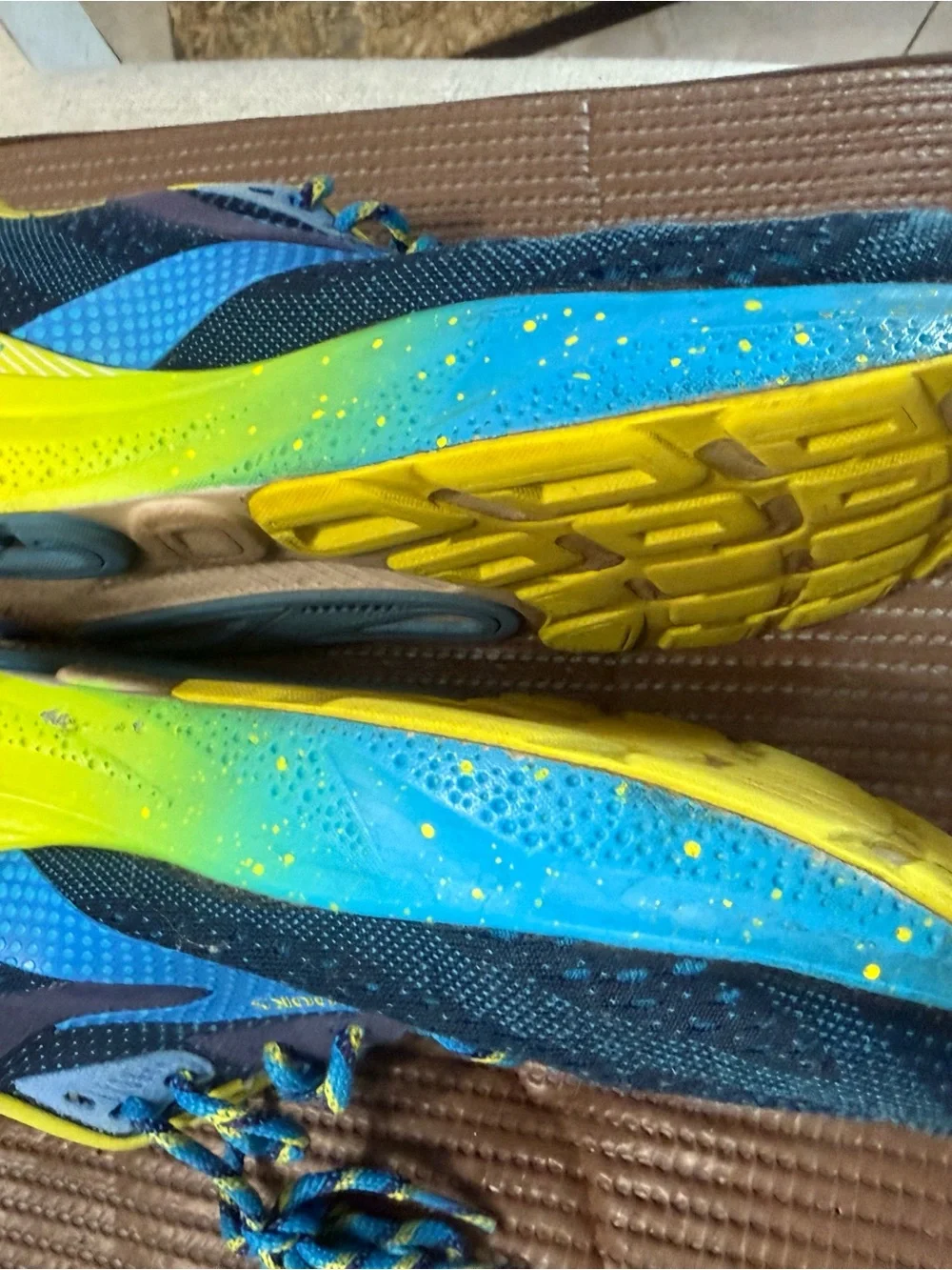 Brooks  Blue and Yellow RunDisney Inspired Sneakers